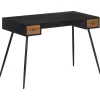 vidaXL Bureau 117x56,5x75 cm massief gerecycled teakhout