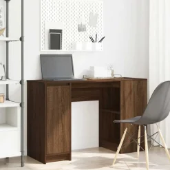 vidaXL Bureau 120x42x76 cm spaanplaat bruin eikenkleurig