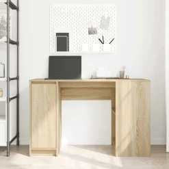 vidaXL Bureau 120x42x76 cm spaanplaat sonoma eikenkleurig