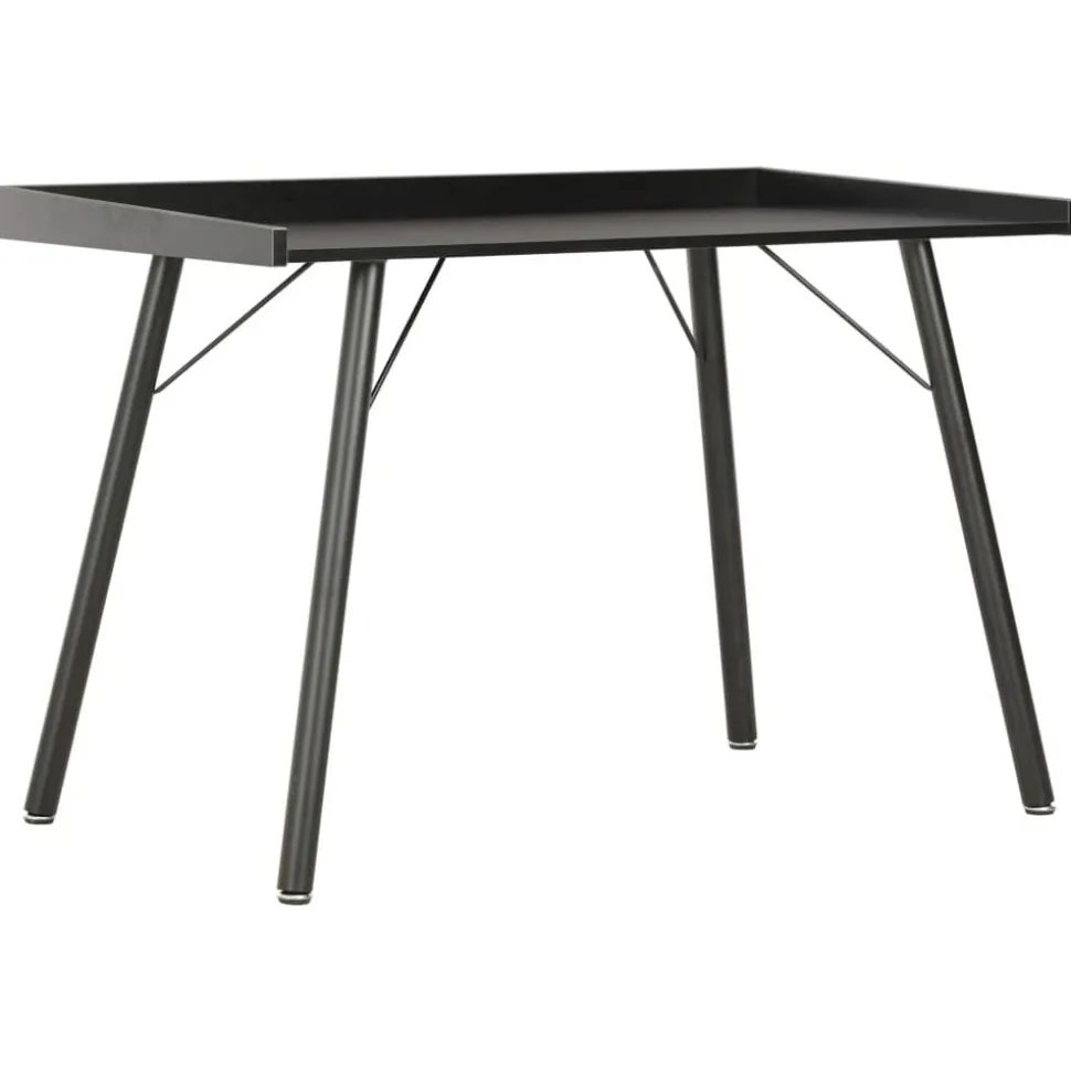 vidaXL Bureau 90x50x79 cm zwart