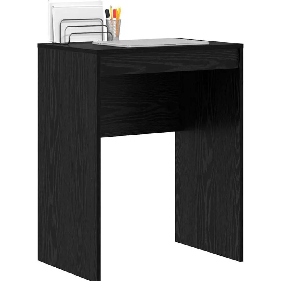 vidaXL Bureau Zwart Eiken 60 x 40 x 76 cm