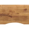 vidaXL Bureaublad met ronding 80x50x2,5 cm massief ruw mangohout