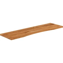 vidaXL Bureaublad rechthoekig 160x50x2,5 cm massief acaciahout