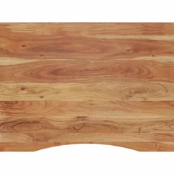 vidaXL Bureaublad rechthoekig 110x80x2,5 cm massief acaciahout