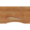 vidaXL Bureaublad rechthoekig 80x50x2,5 cm massief acaciahout
