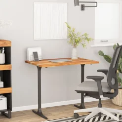 vidaXL Bureaublad rechthoekig 80x50x2,5 cm massief acaciahout