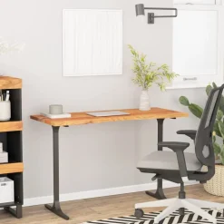 vidaXL Bureaublad rechthoekig 110x60x2,5 cm massief acaciahout