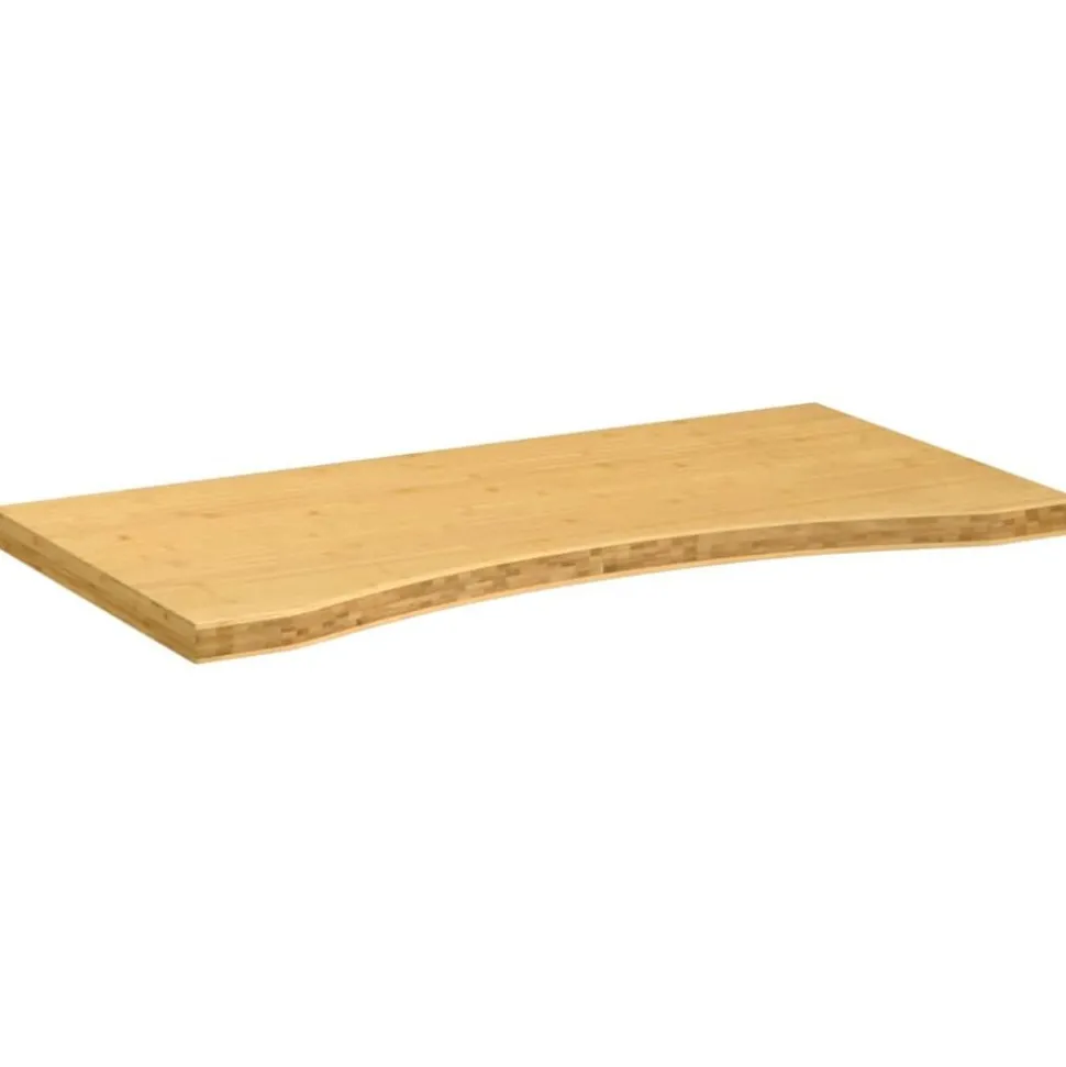 vidaXL Bureaublad 110x55x4 cm bamboe