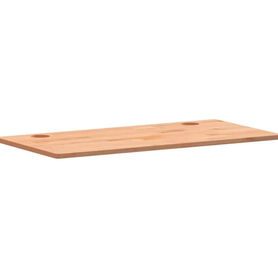 vidaXL Bureaublad 100x50x1,5 cm massief beukenhout