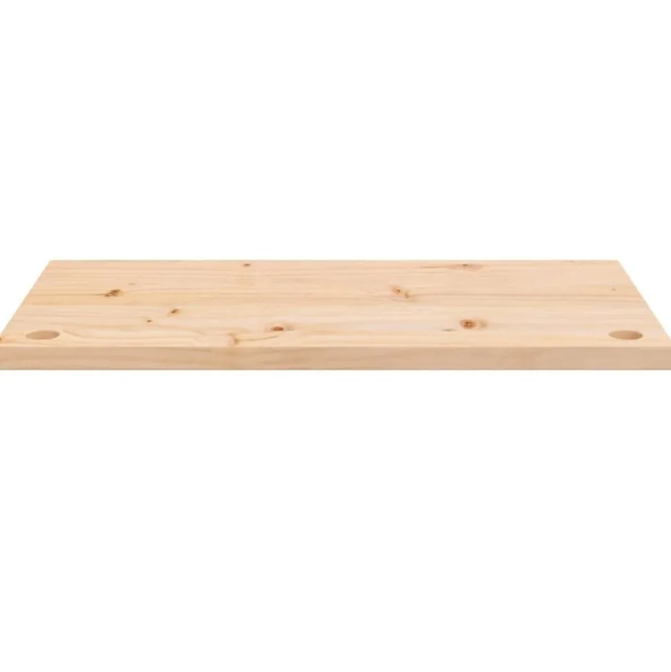 vidaXL Bureaublad 80x40x2,5 cm massief grenenhout