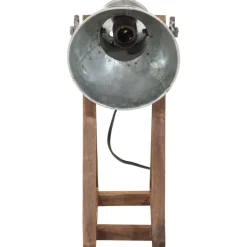 vidaXL Bureaulamp 25 W E27 30x17x40 cm vintage zilverkleurig