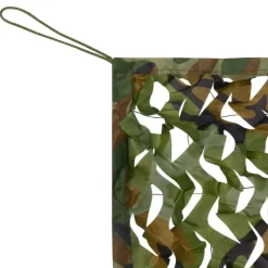 vidaXL Camouflagenet met opbergtas 1,5x10 m