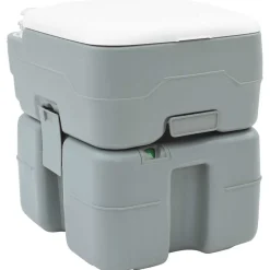 vidaXL Camping Toilet Grijs 41,5 x 36,5 x 42 cm