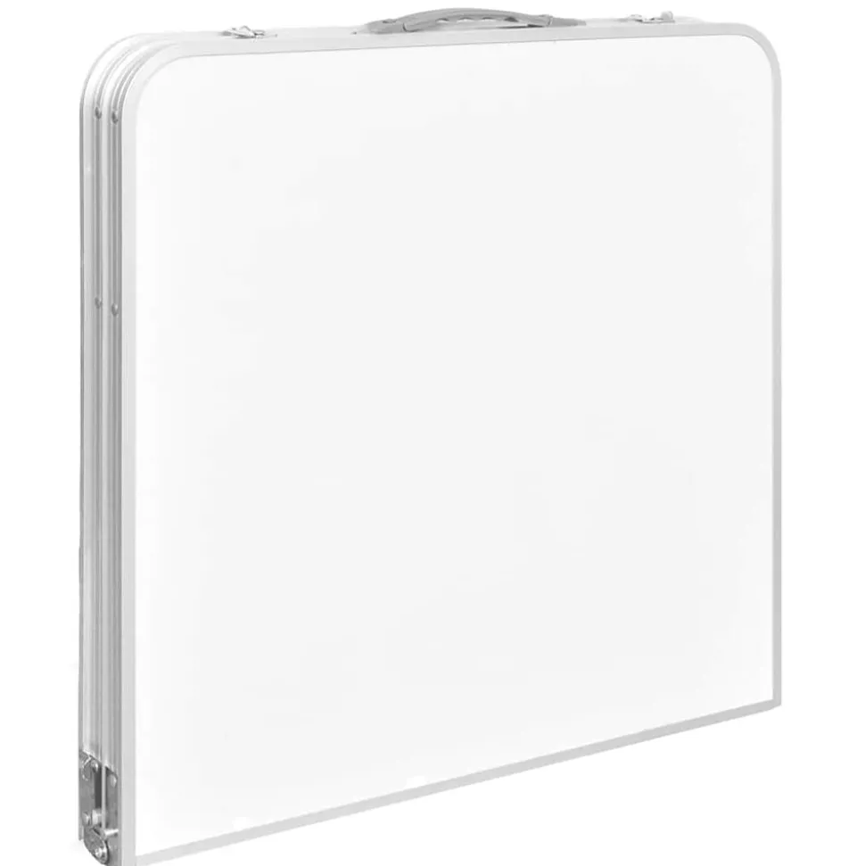 vidaXL Campingtafel inklapbaar en verstelbaar 120x60 cm aluminium