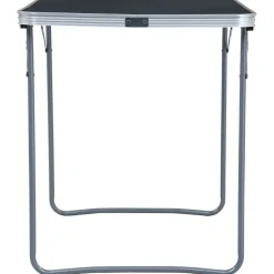 vidaXL Campingtafel inklapbaar met metalen frame 80x60 cm grijs