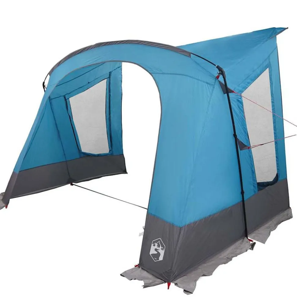vidaXL Caravan Tent 3-Persoon met dak Blauw 330 x 252 x 245 cm