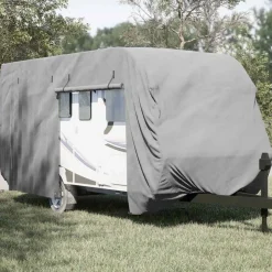 vidaXL Caravanhoes 460x250x220 cm vliesvlies grijs
