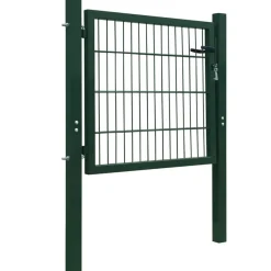 vidaXL 2D Hekpoort (Enkel) Groen 100x80 cm