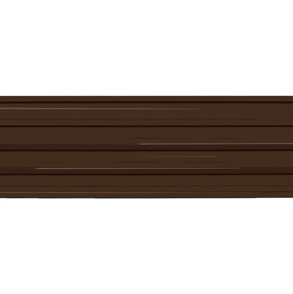 vidaXL Dakpaneel 12 pcs Bruin 129 x 45 cm Gegalvaniseerd staal