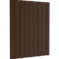 vidaXL Dakpaneel 12 pcs Bruin 60 x 45 cm Gegalvaniseerd staal