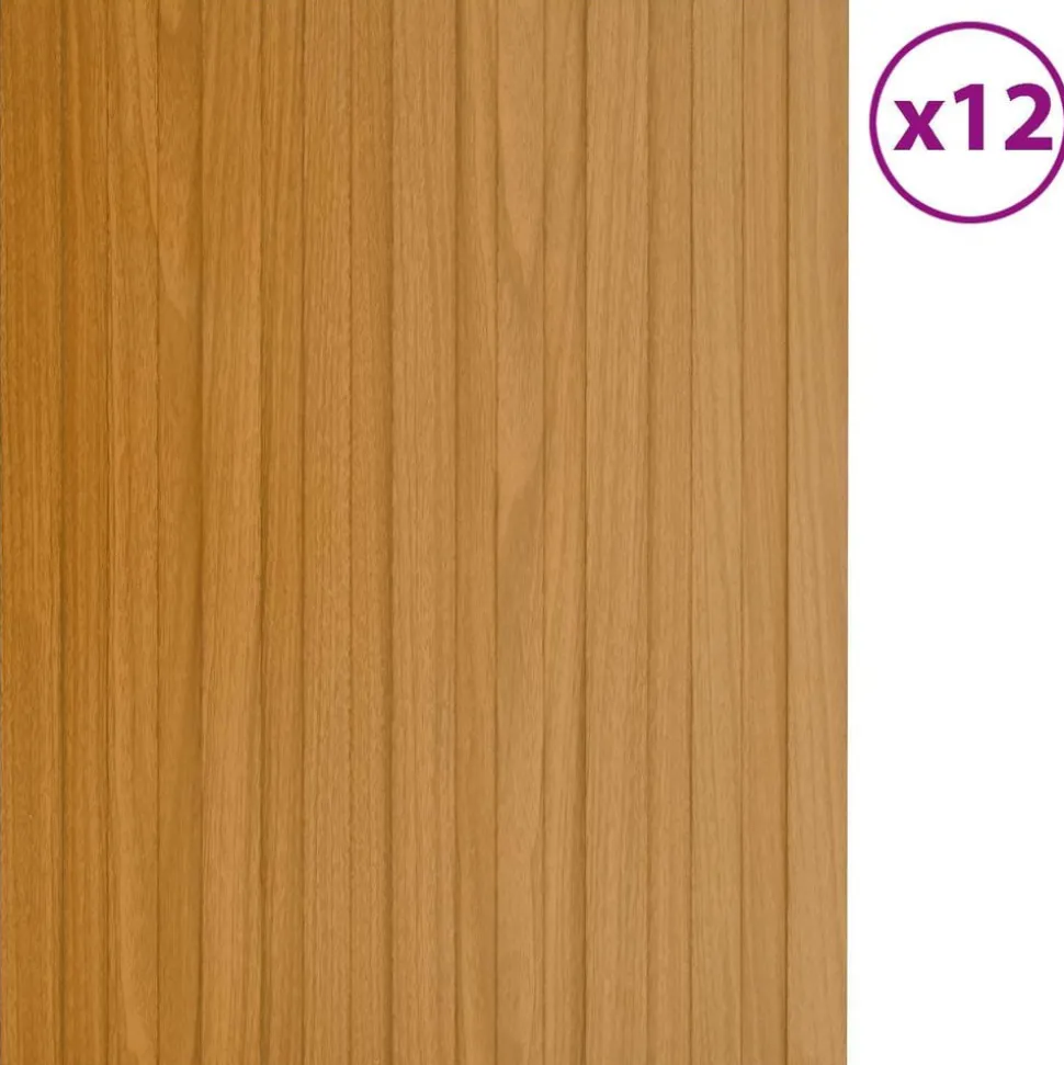 vidaXL Dakpaneel 12 pcs Naturel 60 x 45 cm Gegalvaniseerd staal