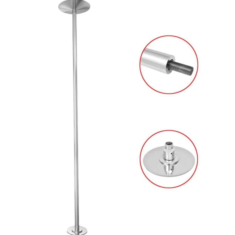 vidaXL Danspaal in hoogte verstelbaar 224-275 cm