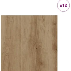 vidaXL Decorpanelen 12 pcs Artisan Eiken 30 x 30 x 0,27 cm