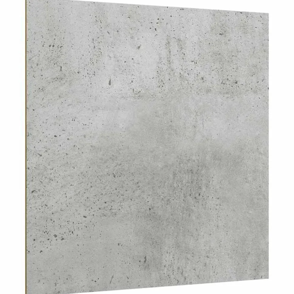 vidaXL Decorpanelen 12 pcs Beton Grijs 30 x 30 x 0,27 cm Bewerkt hout