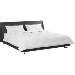 vidaXL Dekbed met kussen 3 pcs Wit Microvezel