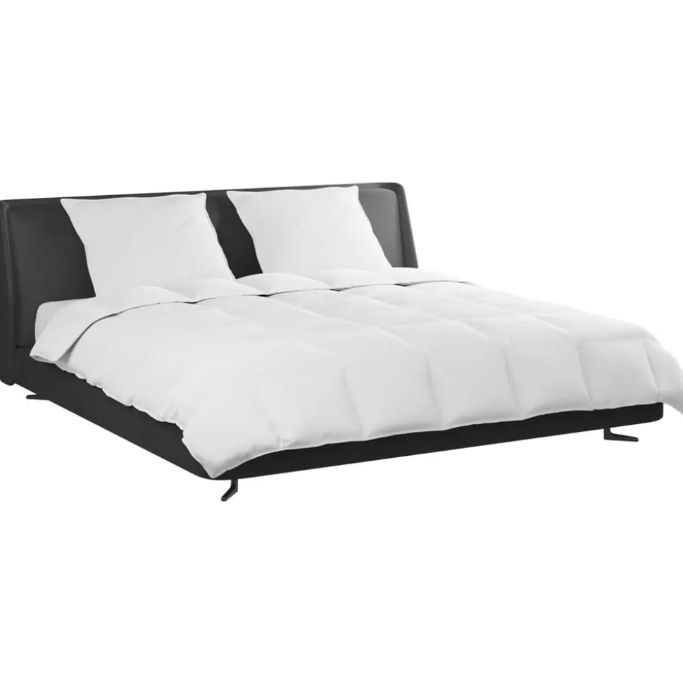 vidaXL Dekbed Set met kussen 3 pcs Wit Donsveertjes