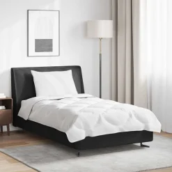 vidaXL Dekbed Set met kussen 2 pcs Wit Microfibre