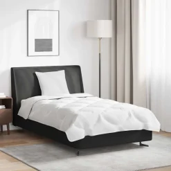 vidaXL Dekbed Set met kussen 2 pcs Wit Microfibre