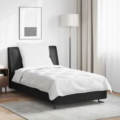 vidaXL Dekbed Set met kussen 2 pcs Wit Microvezel