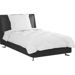 vidaXL Dekbed Set met kussen 2 pcs Wit Microfibre