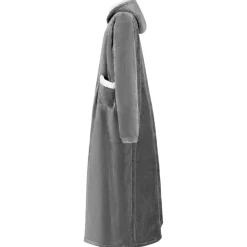 vidaXL Deken hoodie Donkergrijs M Fleece en Flanel