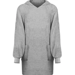 vidaXL Deken hoodie KINN Grijs L Katoen