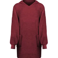 vidaXL Deken hoodie KINN Rood L Katoen