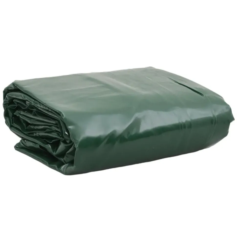 vidaXL Dekzeil 650 g/m² 2x3 m groen