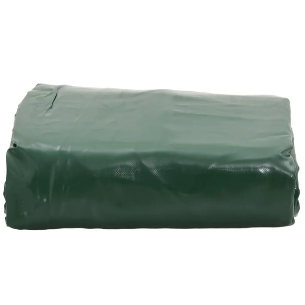 vidaXL Dekzeil 650 g/m² 2x3 m groen