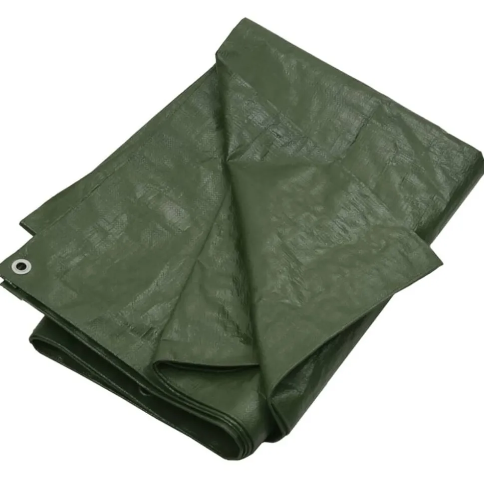 vidaXL Dekzeil 180 g/m² 2x3 m HDPE groen