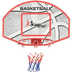 vidaXL 5-delige Basketbalset wandmontage 66x44,5 cm
