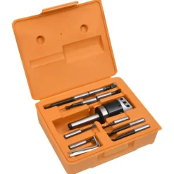 vidaXL 15-delige Boorgereedschapsset met MT3-F1-12 boorkop 50 mm