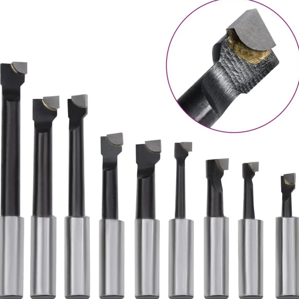 vidaXL 15-delige Boorgereedschapsset met MT2-F1-12 boorkop 50 mm