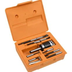 vidaXL 15-delige Boorgereedschapsset met MT2-F1-12 boorkop 50 mm