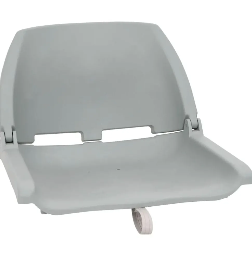 vidaXL 2-delige Bootstoelenset inklapbaar 48x51x41 cm grijs