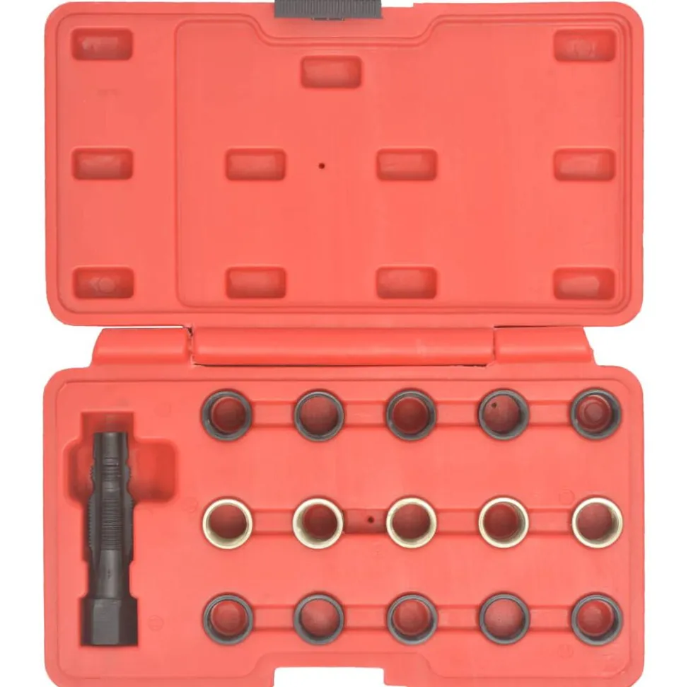 vidaXL 16-delige Bougiedraad reparatieset M14x1,25