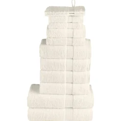 vidaXL 12-delige Handdoekenset SOLUND 600 g/m² crèmekleurig
