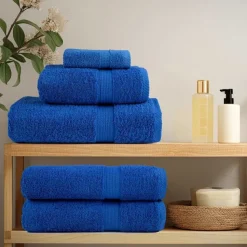 vidaXL 12-delige Handdoekenset SOLUND 600 g/m² blauw