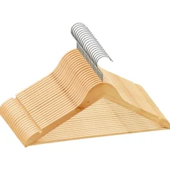 vidaXL 20-delige Kledinghangerset anti-slip hardhout
