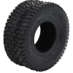 vidaXL 4-delige Kruiwagenband- en binnenbandset 15x6.00-6 4PR rubber